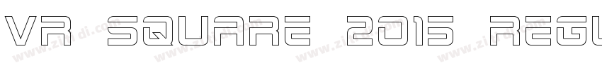 VR SQUARE 2015 Regul字体转换